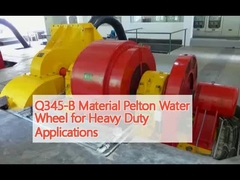 Q345-B Material Pelton Wasserrad für Schwerlastanwendungen