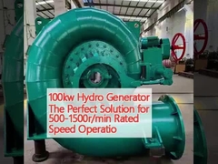 100 kW Wasserkraftgenerator Die perfekte Lösung für 500-1500r/min Nenngeschwindigkeit Betrieb