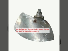 Vertikale Kaplan-Turbine Wasserkraftanlage für Spannungsleistung von 400 V