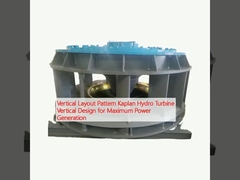 Vertikalgestaltung Kaplan Wasserkraftanlage Vertikalgestaltung für maximale Stromerzeugung