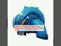 Typ der Turbine Horizontale Francis-Turbine Edelstahlführung Vane Francis-Hydraulikturbine