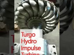 Turgo Hydro-Impulsturbine mit minimalem Umweltausdruck und Betriebsgeschwindigkeit 1000 Rpm 3000 Rpm