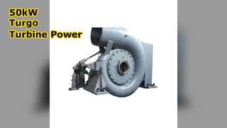 50-kW-Turgo-Turbine für hohe Förderhöhe