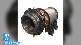 Hochwasserturbinen-Stromerzeugung