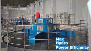 Wasserkraftturbine mit maximalem Wirkungsgrad 6–20 kV