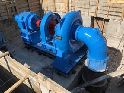 Vertikale 100kw/horizontaler hydrogenerator-Nennstrom 0.3-100m3/S