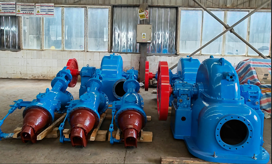 Hohe Leistungsfähigkeit 90-95% einzelne/multi Stange Jet Water Impulse Turbine Inlet-Druck-1-20