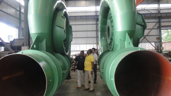 Horizontale Francis-Turbine Francis-Wasserkraftanlage 50HZ mit Kohlenstoffstahl Q345
