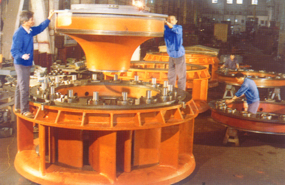 300 KW vertikale Kaplan-Wasserkraftanlage mit CNC-Blatten aus Edelstahl