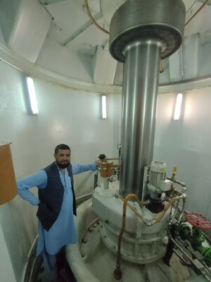 Stainless Steel 0Cr13Ni14Mo Blades Kaplan Hydro Turbine with Vertical Water Inlet and Water Cooled System