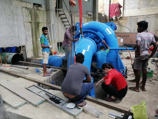 1.2m Läufer Francis Hydro Turbine 1500kw vertikaler Francis Turbine