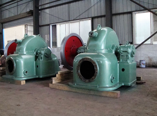 Vertikale des Antrieb-1650kw	Multi Düse Pelton-Wasserturbine-6000V 750RPM