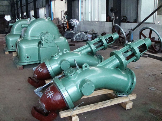 Vertikale des Antrieb-1650kw	Multi Düse Pelton-Wasserturbine-6000V 750RPM