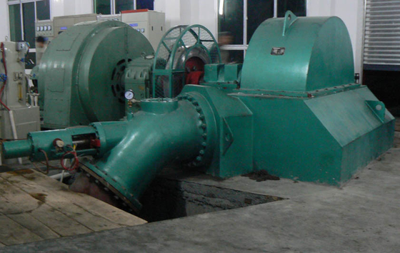 Wassersäule schwanzlose der 91% Leistungsfähigkeits-horizontale Peltonturbine-130m