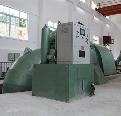 Düse Pelton-Wasser-Rad-Generator 1250kw Pelton Wasserturbine-200m einzelner