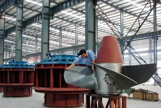 Axiale Mikro-Wassersäule Kaplan-Turbinen-300kw 4.21m3/S 9m schwanzlos