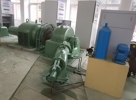 Vertikaler Mikrokopf Wasserkraft 800kw Turgo-Generator-30-300m