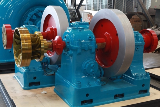 schwanzlose Francis Horizontal Hydro Turbine 57m Wassersäule 400V