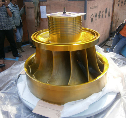 Francis Kaplan Water Turbine Parts-Läufer-Vertikale horizontales 150RPM-1000RPM