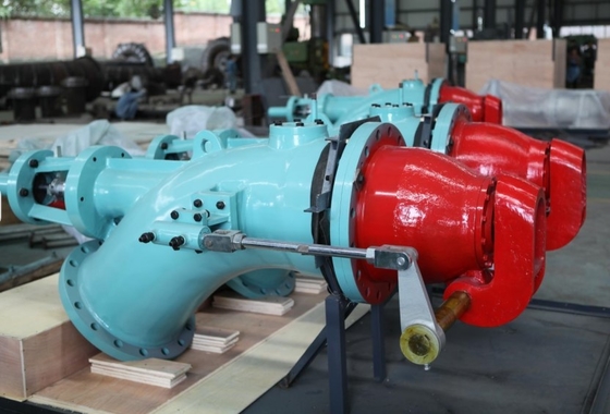 Rad-Generator der Casting-Stahl Turgo-Gleichdruckturbine-700kw Turgo