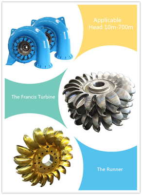 1M Water Turbine Parts Pelton Läufer im Wasserkraft-Kraftwerk