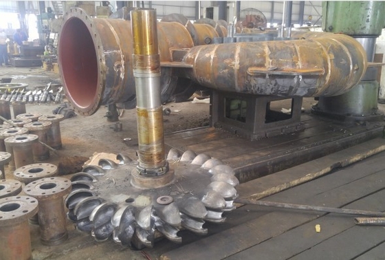 Hohe Wasser-Turbine des Oberwasser-1750RPM horizontale der Turbinen-150kw für Strom