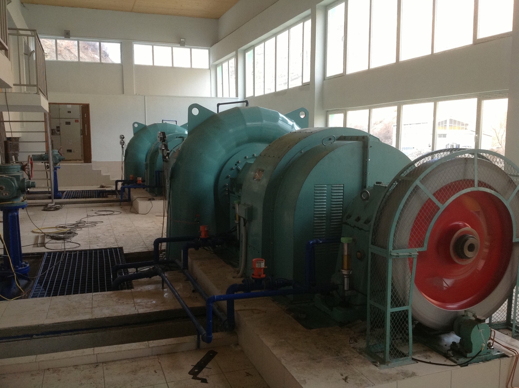Edelstahl-Francis-Wasserkraftanlage 50 Hz Frequenz für Nenngeschwindigkeit 500-1500 r/min