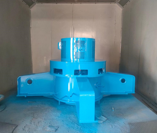 300KW Kapazität Öl-Wasser-Kühlung 6-20KV Wasserkraftanlage mit Edelstahl / Gusseisenläufer