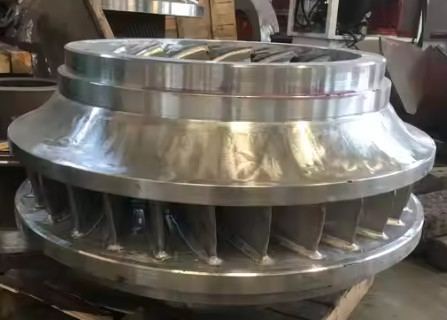 96% Nennwirksamkeit Francis Hydroturbine Horizontale Francis Turbine Auslaufstrom 1,8 M3/s
