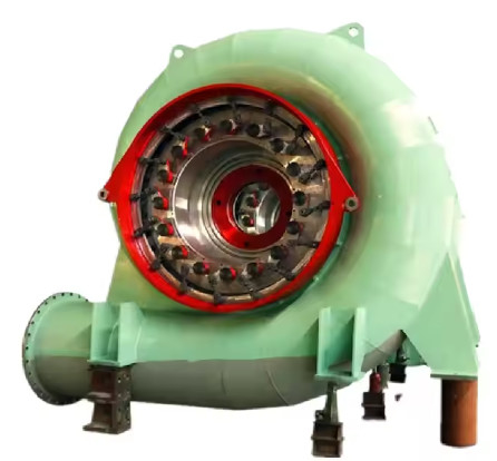 Kohlenstoffstahl Q345 Spirale Gehäuse Francis Wasserturbine für 50 M-120m Nennkopf Wasserkraftwerk