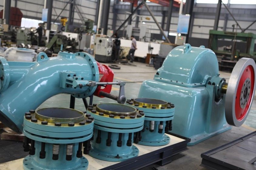 1000-kW-Turgo-Wasserturbine