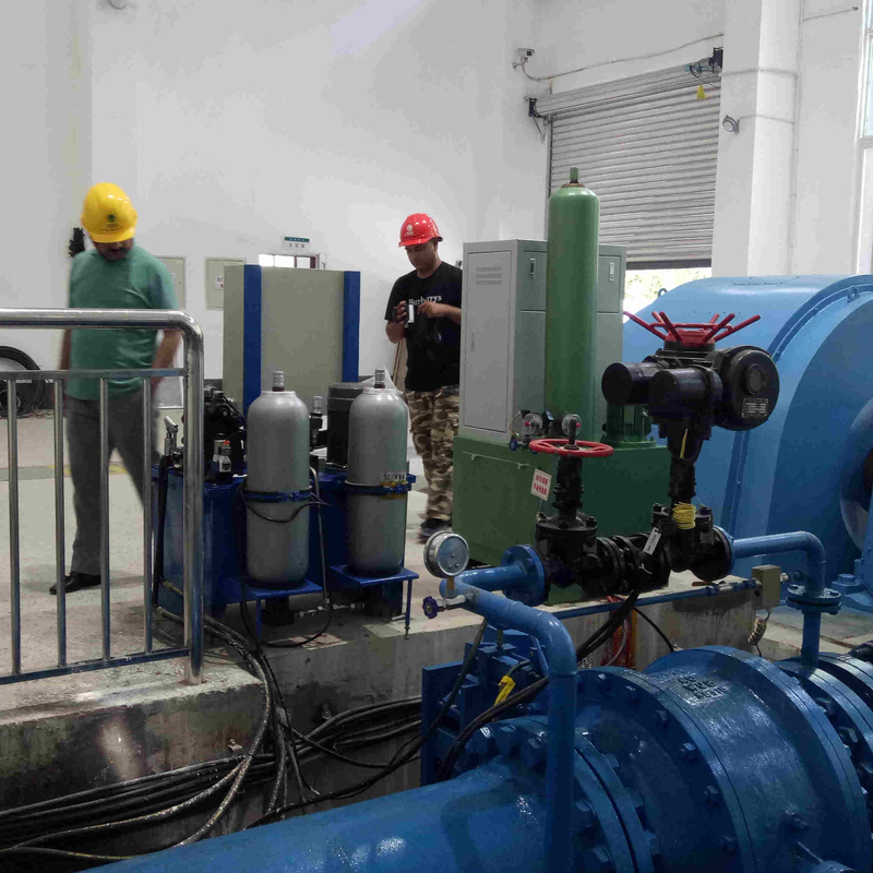 Zuverlässige kleine hydrogenerator-Turbine 5mw Kaplan 1mw hohen der Leistungsfähigkeit des Wasserkraft-Kraftwerk-8,2 M3/S