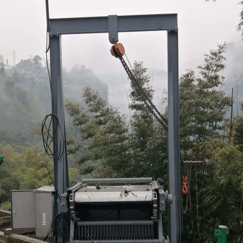 Automatische Schirm-Abwasserbehandlung 1kw der Stangen-IP55 für Wasserkraft-Kraftwerk-Wasser-Turbine
