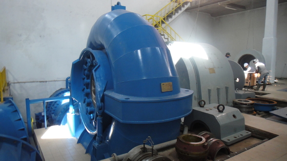 Wasserturbinen-Wasserturbinengeneratoren mit Nennleistung 1000 KW und Durchfluss von 0,15-10 m3/s