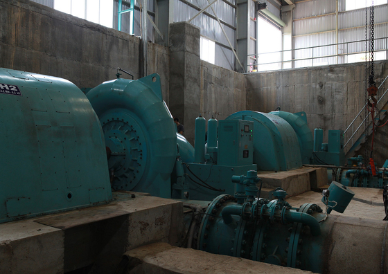 1450 kW Kapazität Energiespeicher Wasserkraftanlage mit Bürstenlosgenerator