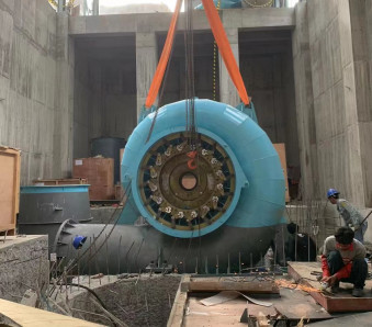 50HZ Edelstahl Francis Hydroturbine Kohlenstoffstahl Q345 Spiralgehäuse