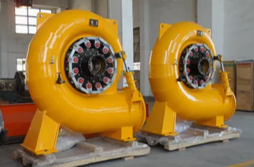 0.3-100 m3/s Nennstrom Francis-Wasserkraftanlage mit Edelstahlleitfläche und Einlassstrom von 2 M3/s