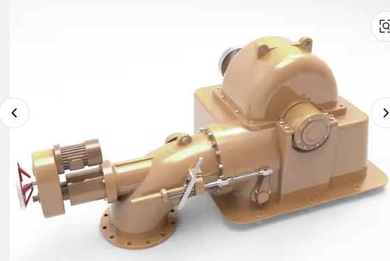 Hochleistungs-Turgo-Hydroimpulsturbine mit einstellbarem Ausgangsdruckbereich