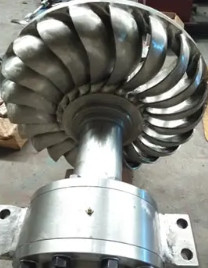 Turgo Hydro-Impulsturbine mit minimalem Umweltausdruck und Betriebsgeschwindigkeit 1000 Rpm 3000 Rpm