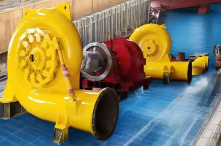 500-1500r/min Nenngeschwindigkeitskapazität 50HZ Horizontale Francis-Turbine
