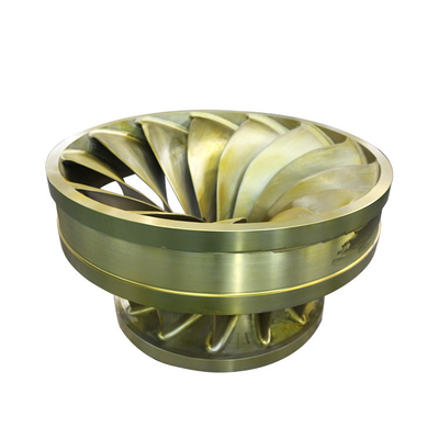 Spalte schweißte 0.5m Francis Turbine Runner 300KW hohe Härte-Wasser-Turbinen-Teile