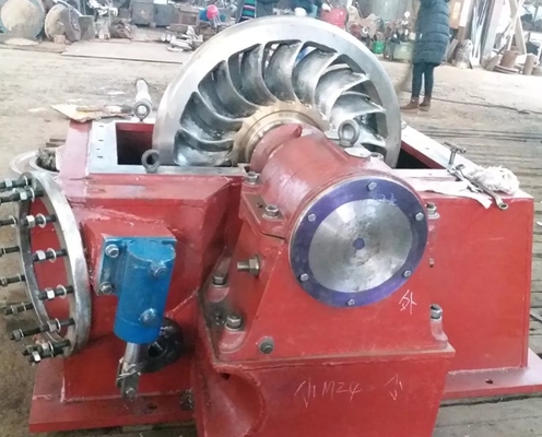 Gleichdruckturbine 350kw Turgo 400V für Wasserkraft-Kraftwerk-breite Fluss-Strecke