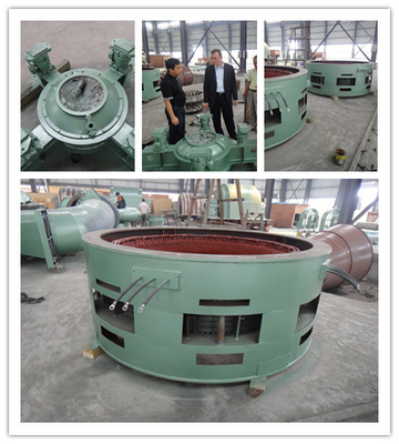 Vertikaler niedriger Kopf-Kaplan-Turbinen-Generator 42m 980kw 3m3/S