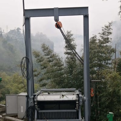 Automatische Schirm-Abwasserbehandlung 1kw der Stangen-IP55 für Wasserkraft-Kraftwerk-Wasser-Turbine