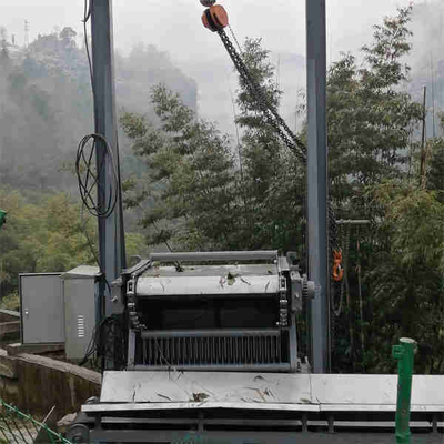 Edelstahl-Abfall-Gestell-Reinigungsmaschinen-Abfall-feiner Stangen-Siebfilter 1m oben